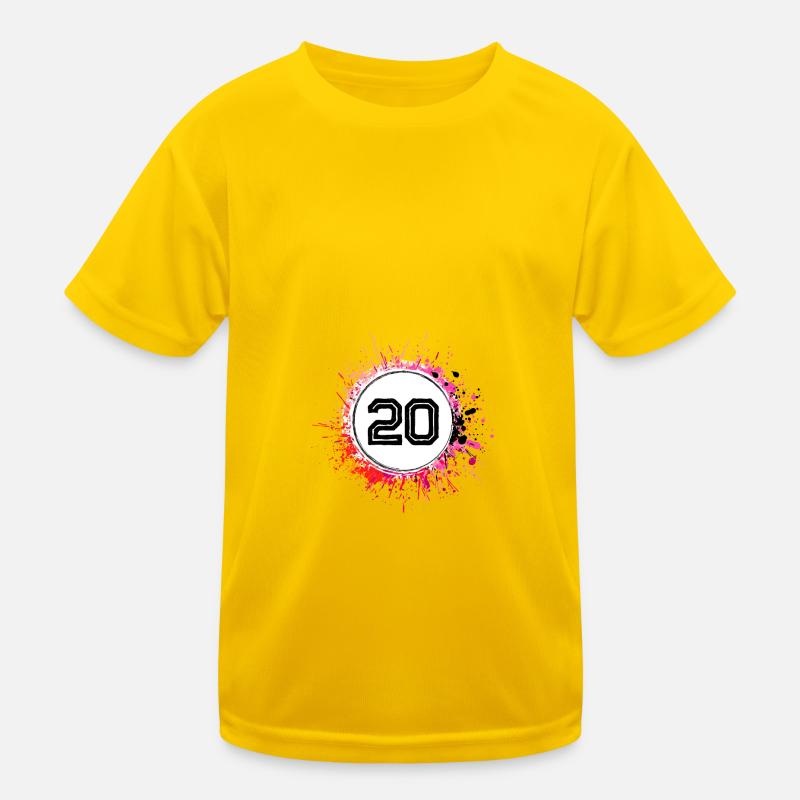 20 Nombre d’objets blob T-shirt sport Enfant