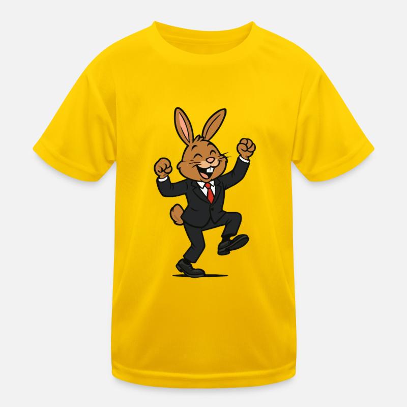 Bunny dances Kids Functional T-Shirt