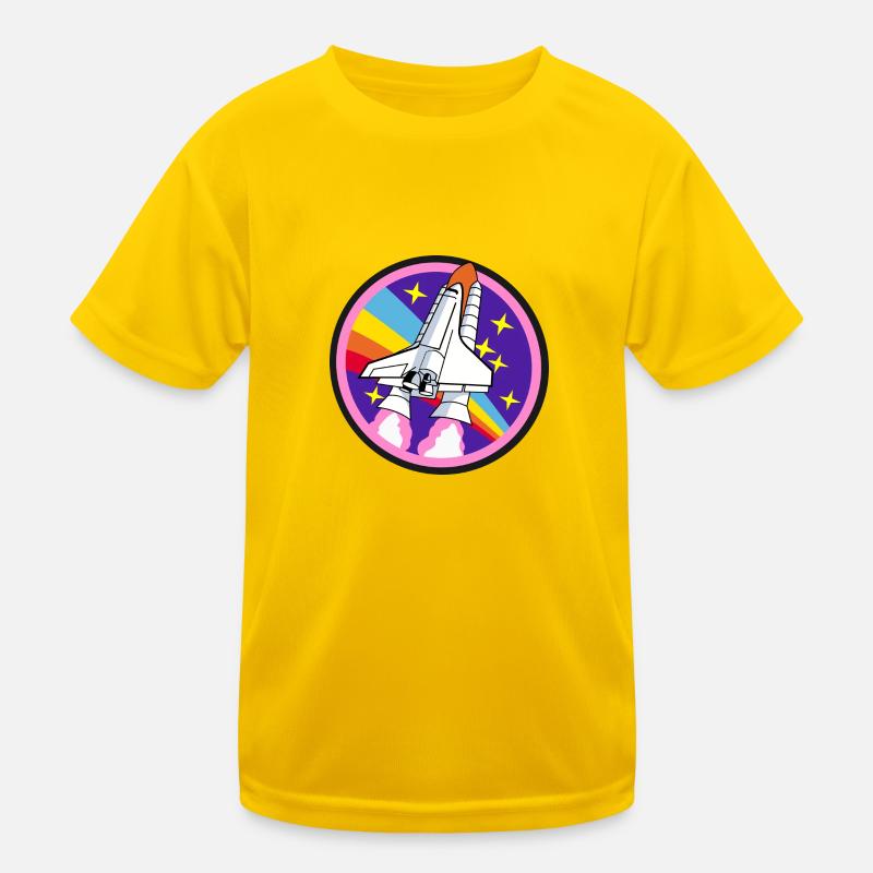 Space Shuttle Kinder Funktions-T-Shirt