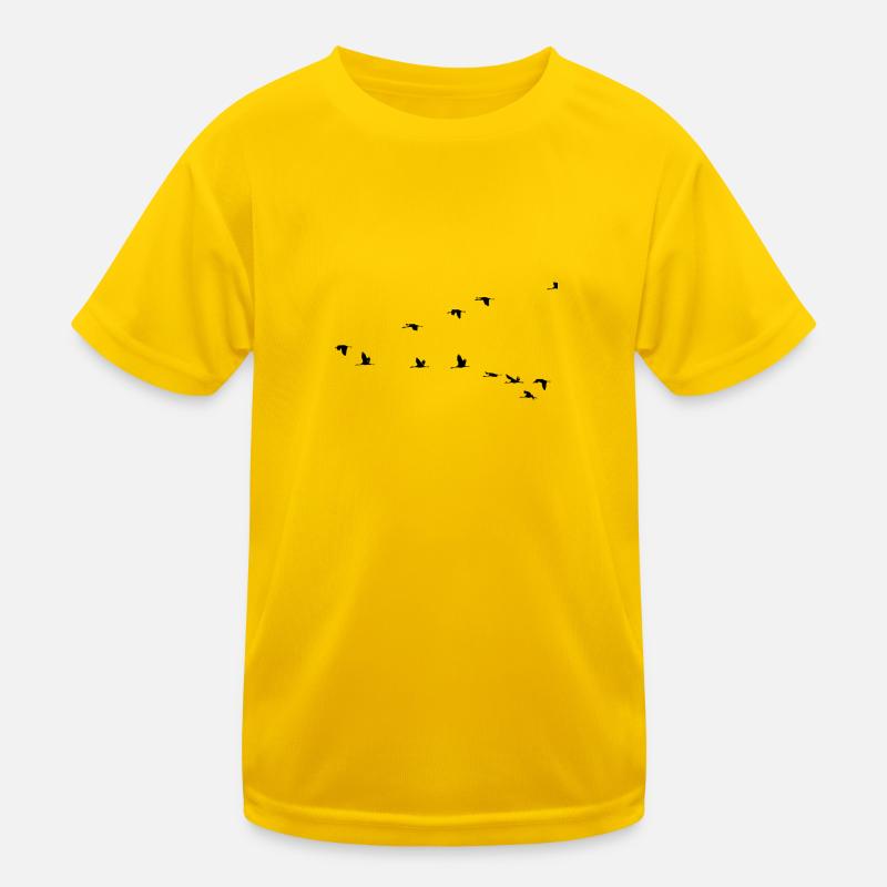 migratory birds Kids Functional T-Shirt