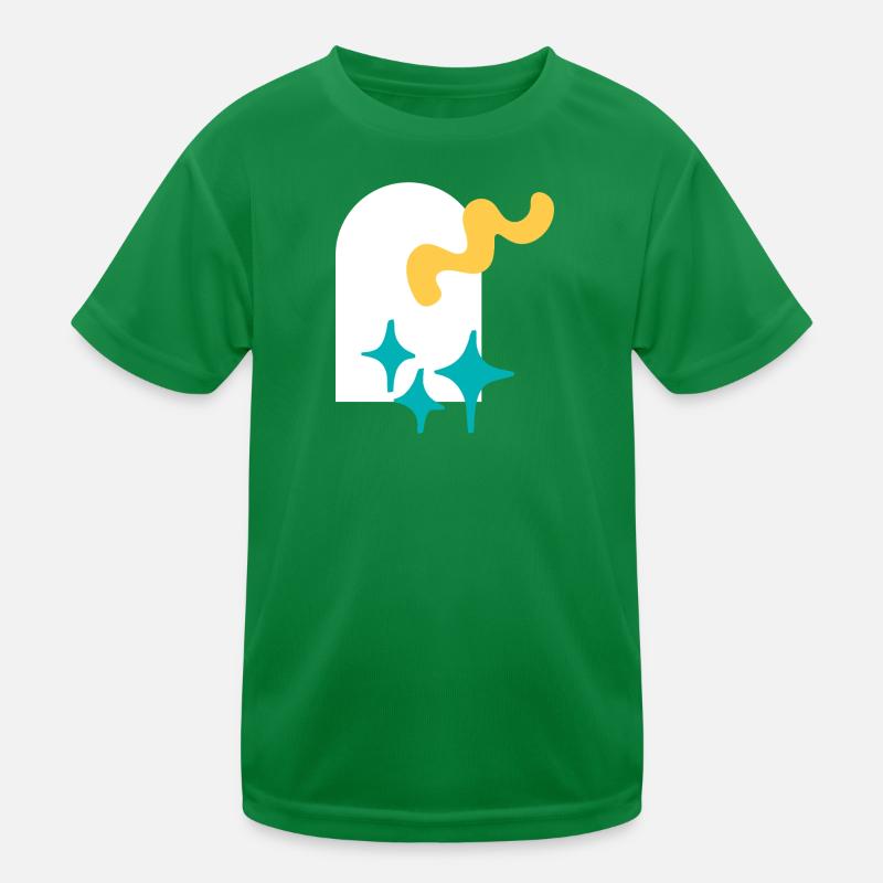 Funkelnde Formen Explosion Kinder Funktions-T-Shirt