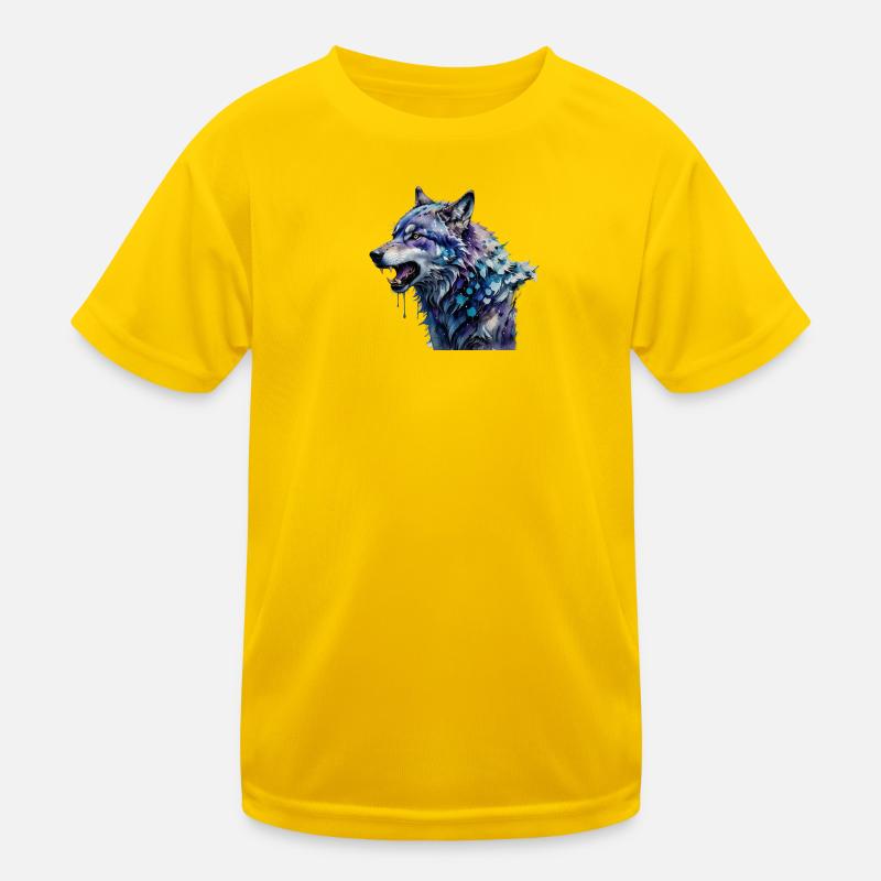 Alpha Wolf Kids Functional T-Shirt