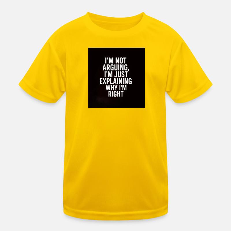 Funny Kids Functional T-Shirt