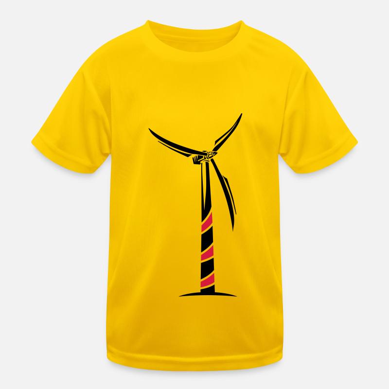 Énergie éolienne Éolienne T-shirt sport Enfant
