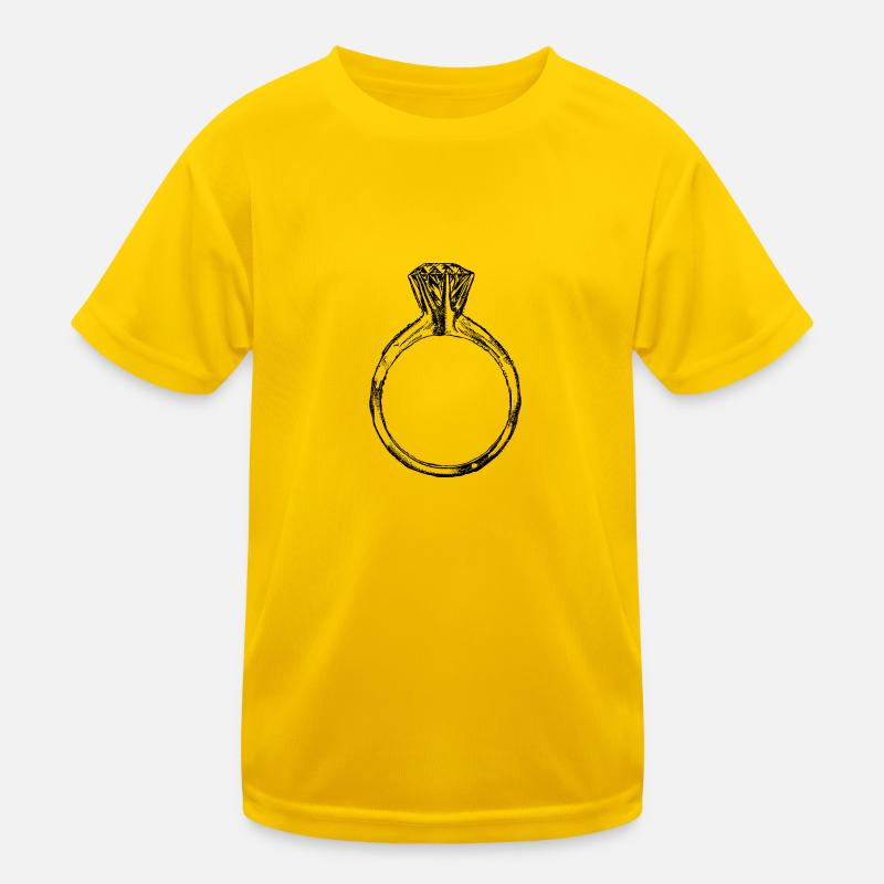 diamond ring Kids Functional T-Shirt