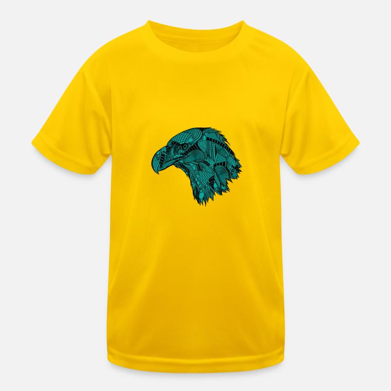Turquoise eagle Kids Functional T-Shirt