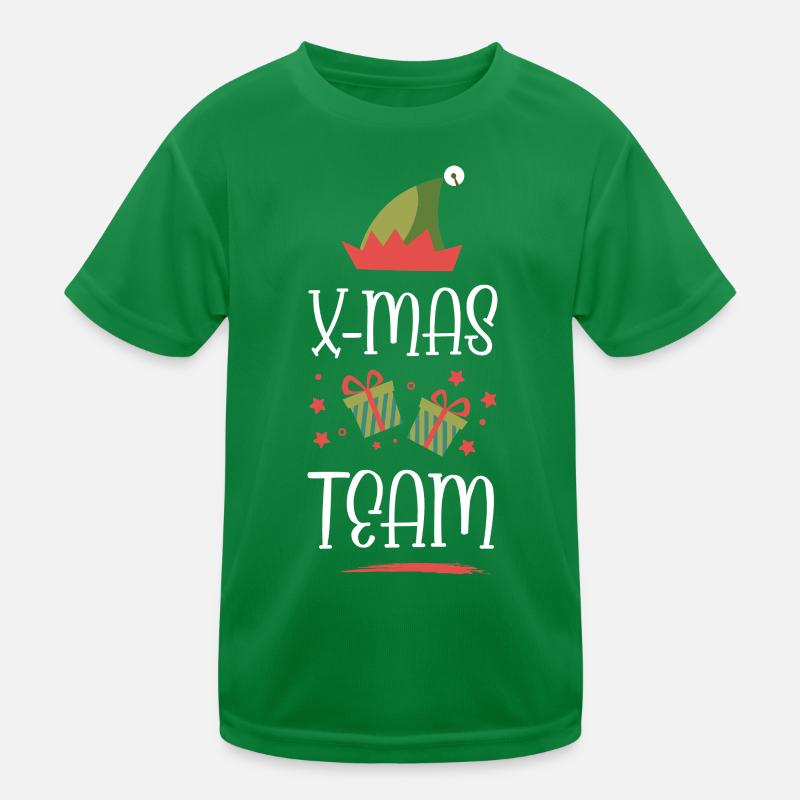 X-Mas Team Kids Functional T-Shirt