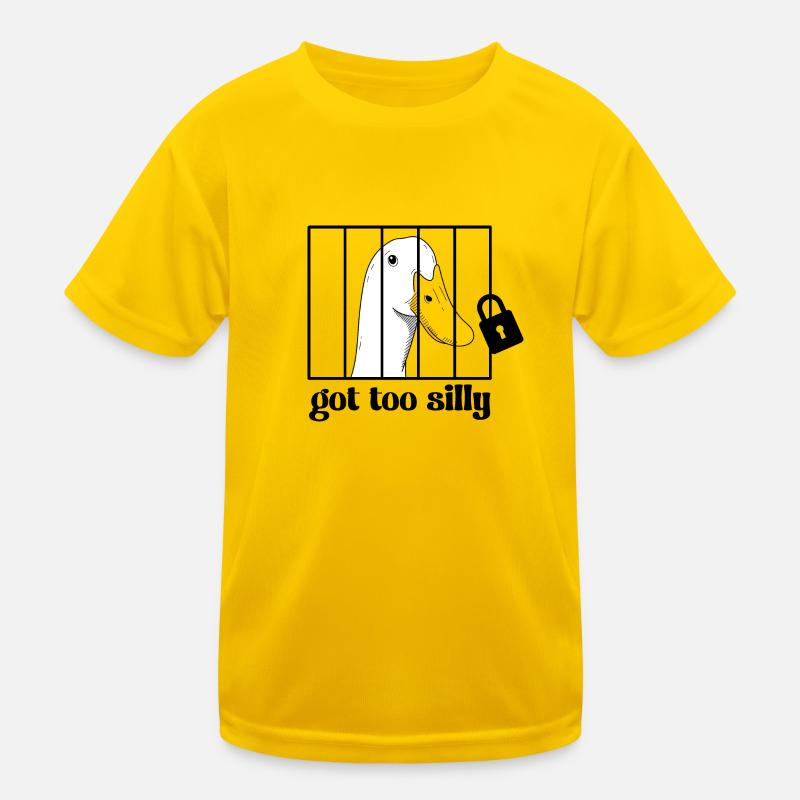 Gans hinter gittern Kinder Funktions-T-Shirt