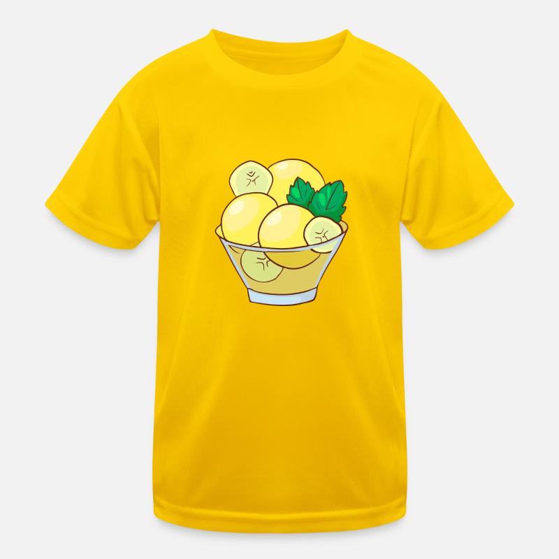 Eis Speiseeis Eiskrem Eiscreme Kugeleis Eisbecher Kinder Funktions-T-Shirt