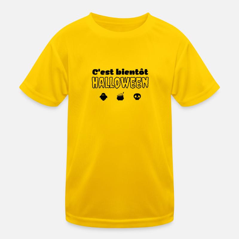 Bientôt halloween T-shirt sport Enfant