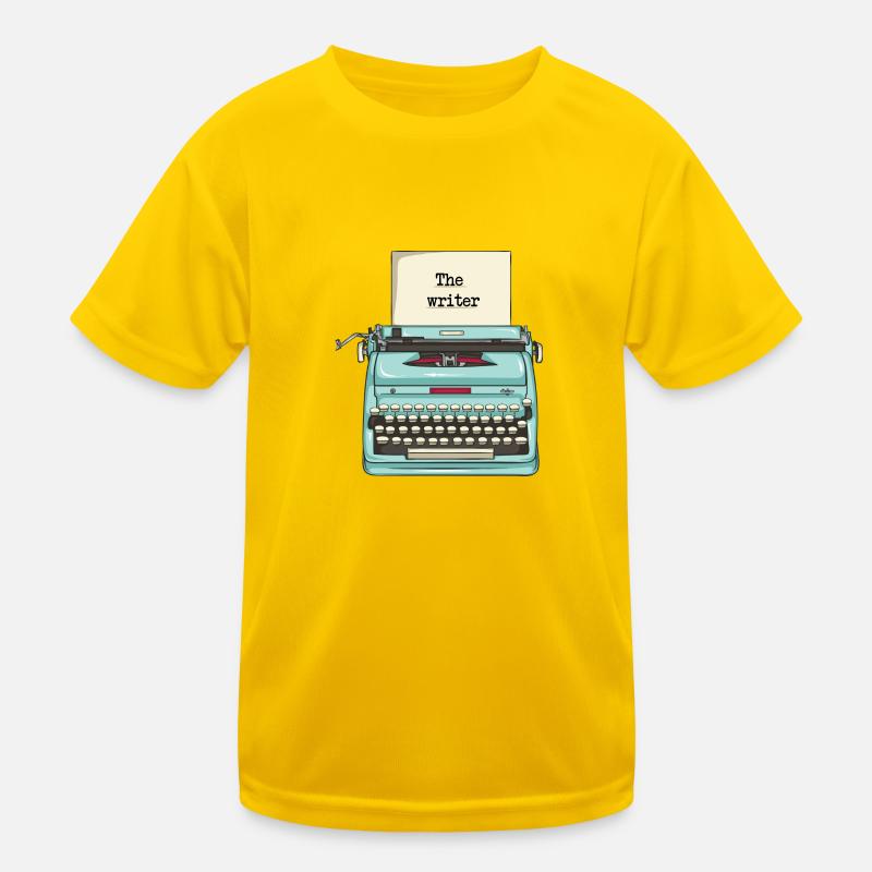 Machine à écrire - écrivain T-shirt sport Enfant