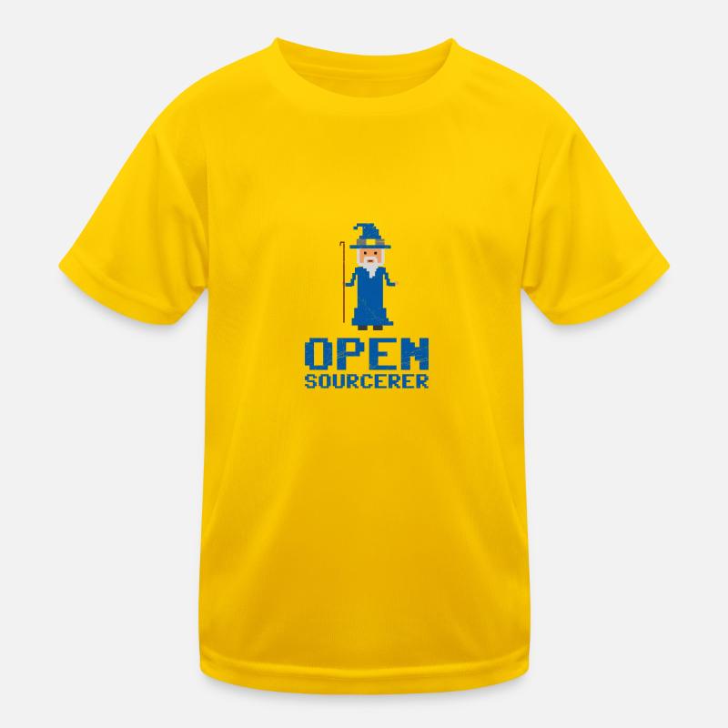 Developer Open Sourcerer Funny gift idea Kids Functional T-Shirt
