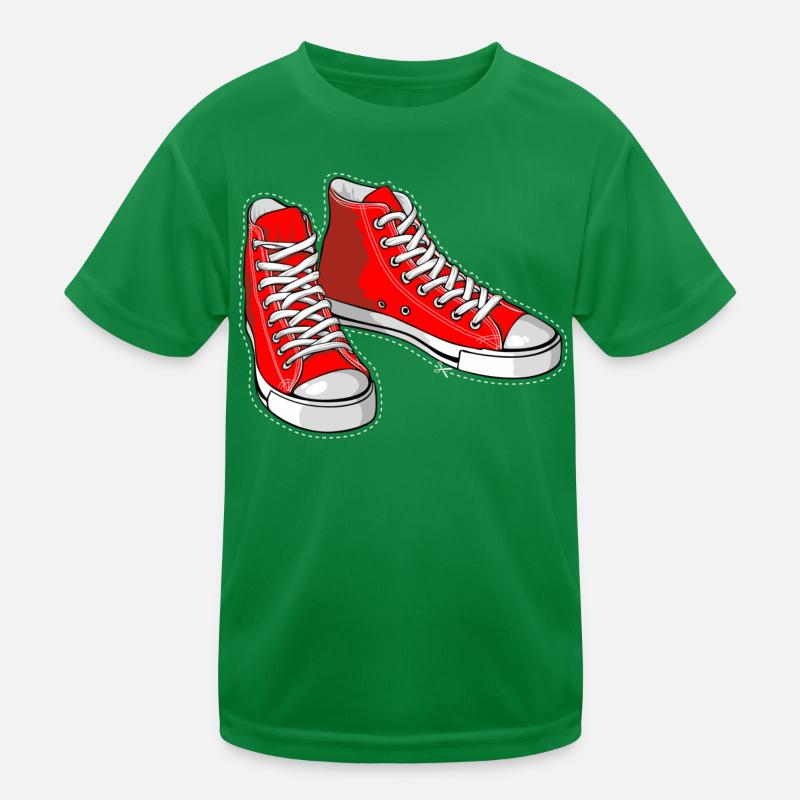 Baskets rouges T-shirt sport Enfant