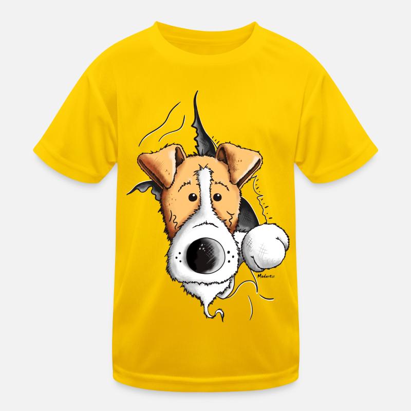 Drôle Fox-terrier T-shirt sport Enfant