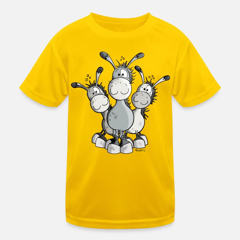 Das Esel Team Kinder Funktions-T-Shirt