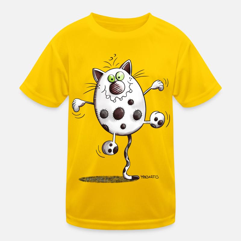 Mignon Chat T-shirt sport Enfant