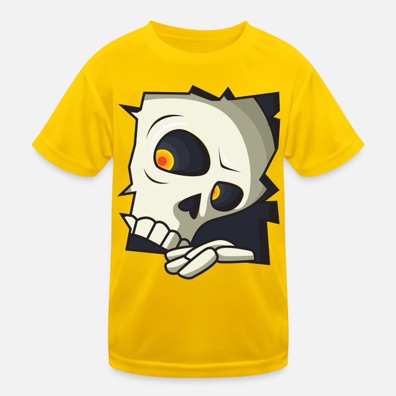 Crâne T-shirt sport Enfant