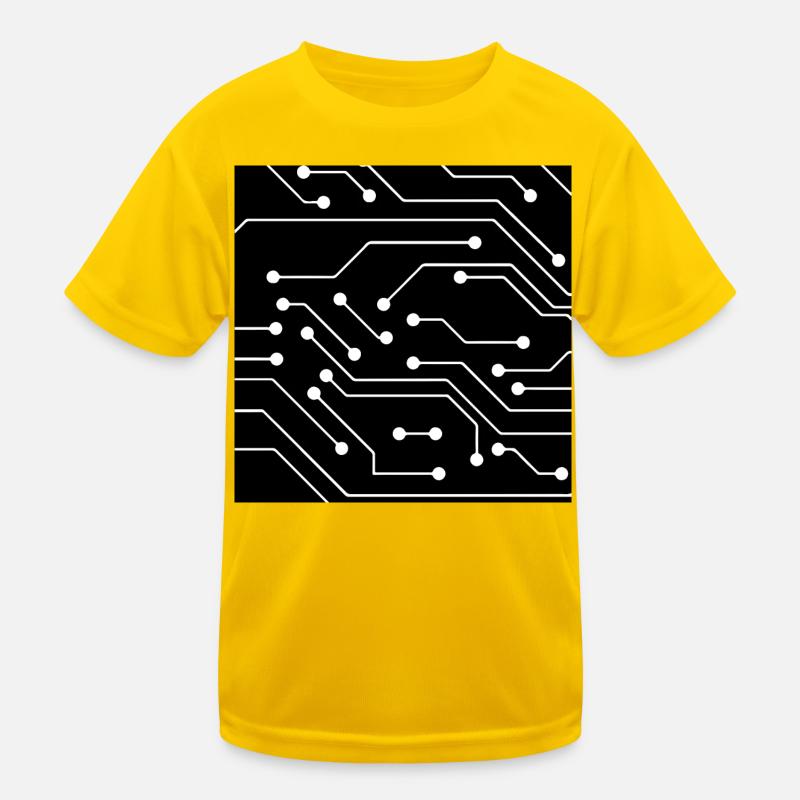 Modèle d'ordinateur T-shirt sport Enfant