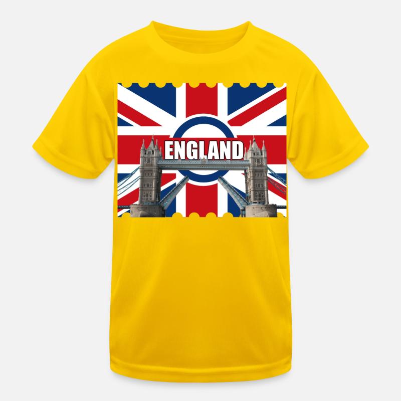 Drapeau de l’Angleterre Tower Bridge T-shirt sport Enfant
