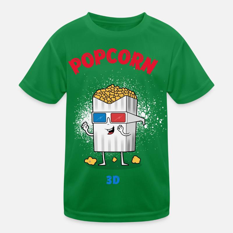 Popcorn Kinder Funktions-T-Shirt