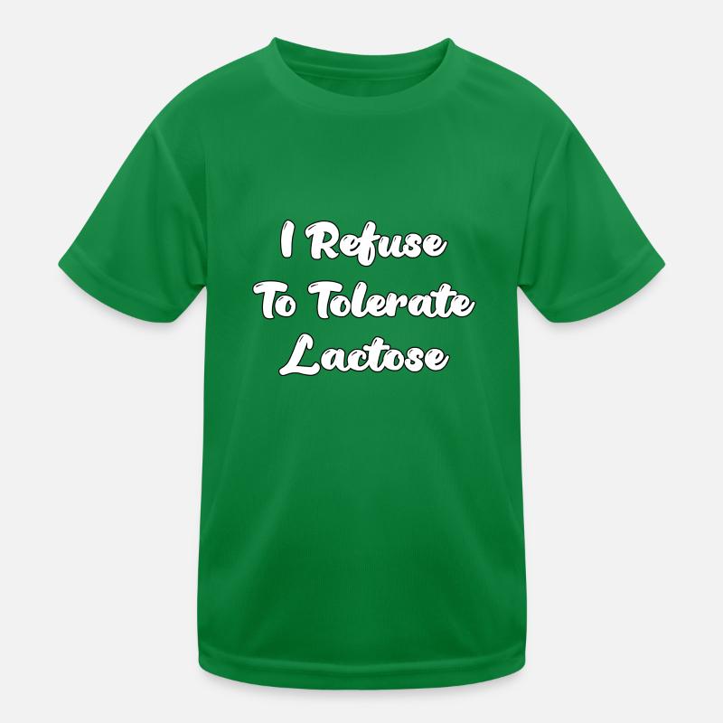 Je refuse de tolérer le lactose T-shirt sport Enfant