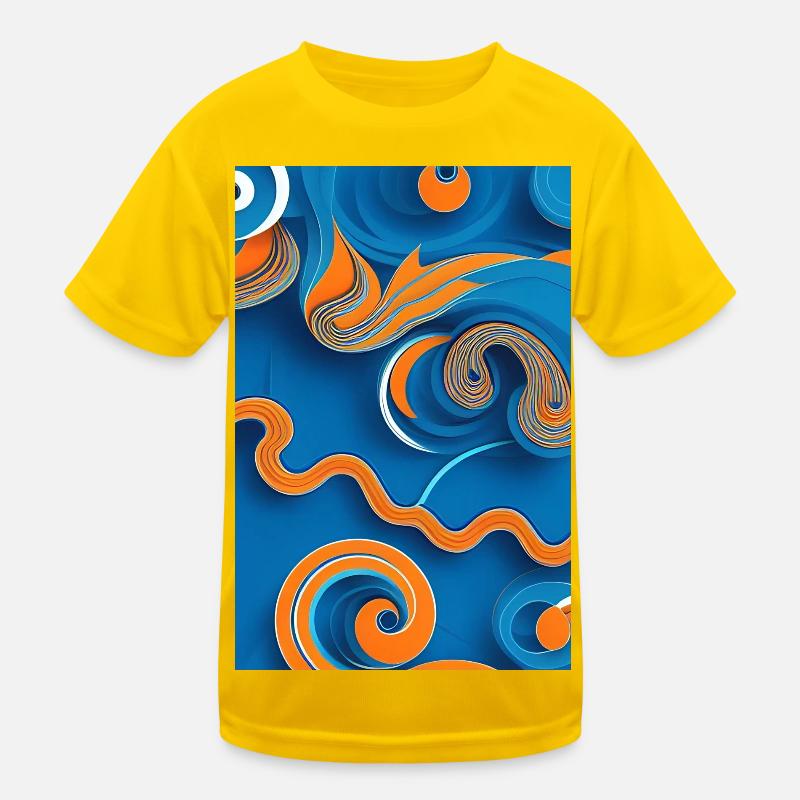 Art abstrait T-shirt sport Enfant