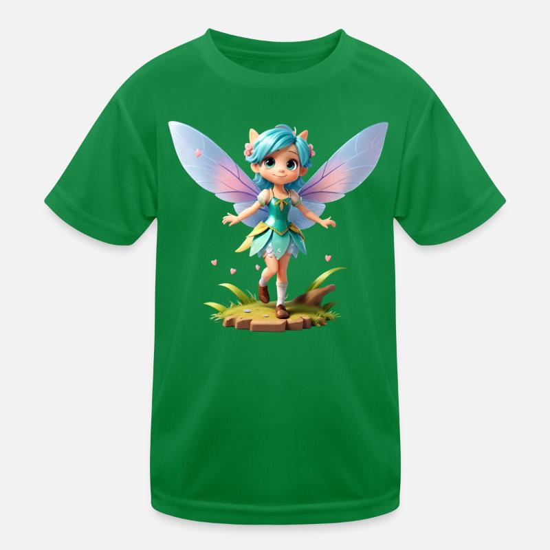 Fairy 3D Kids Functional T-Shirt