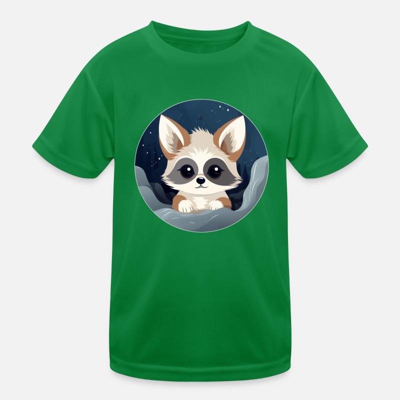 Renard nocturne de l’espace T-shirt sport Enfant