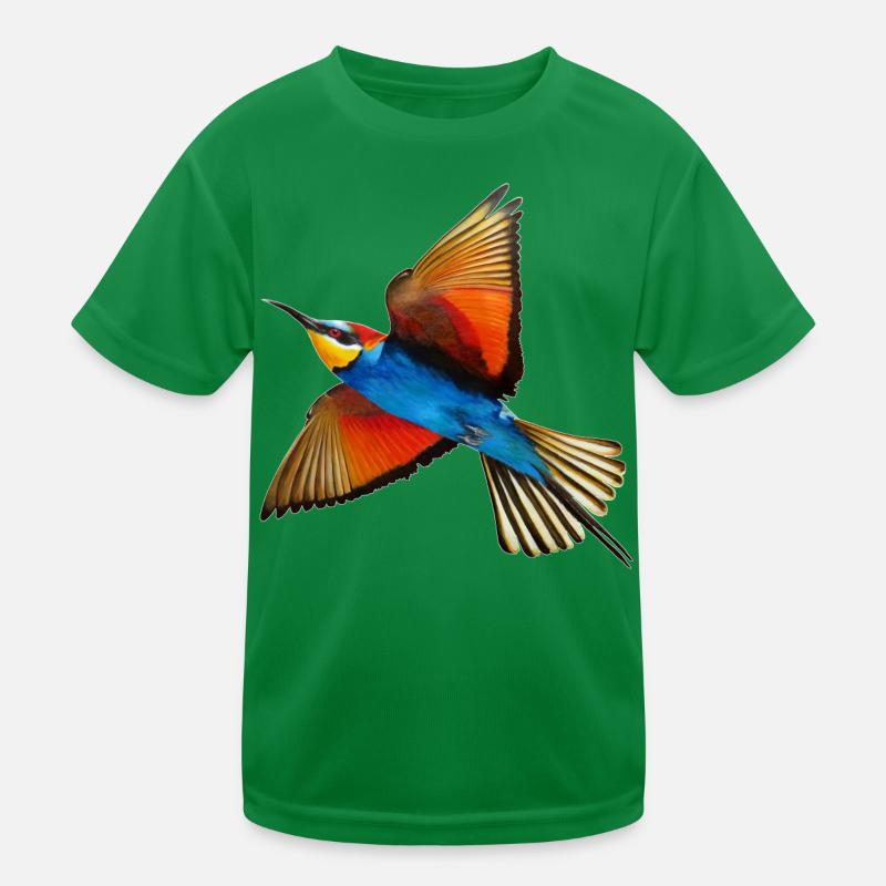 Bee-eater Bird Kids Functional T-Shirt