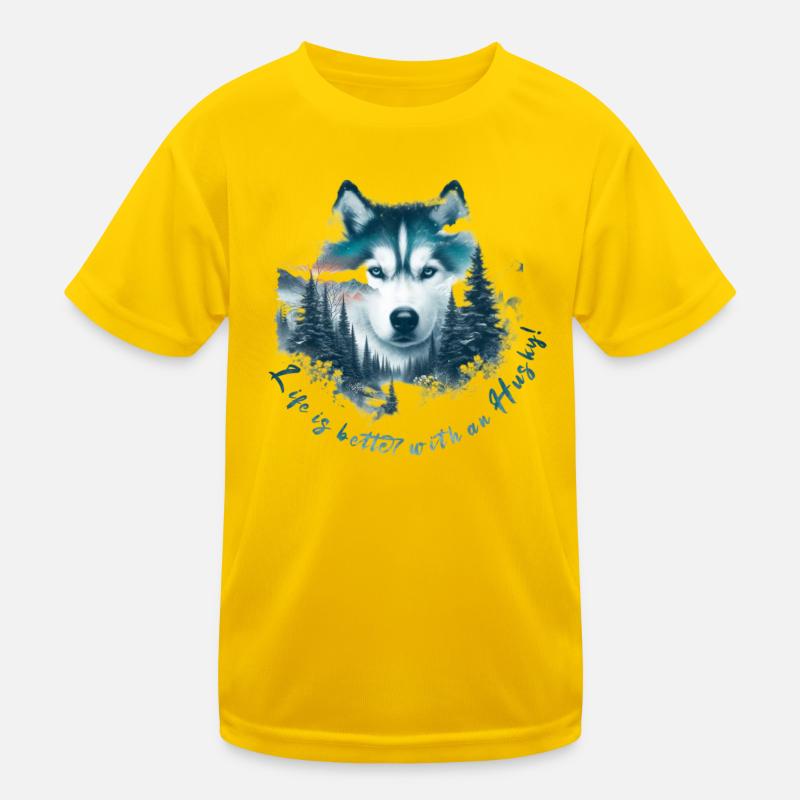 Husky Kids Functional T-Shirt