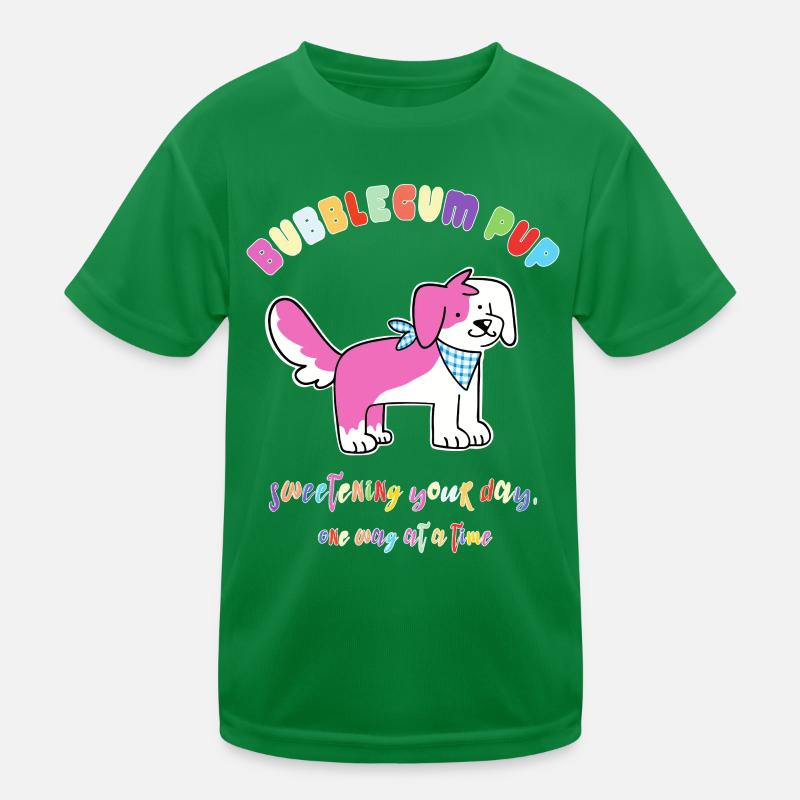 bubblegum pup Kids Functional T-Shirt