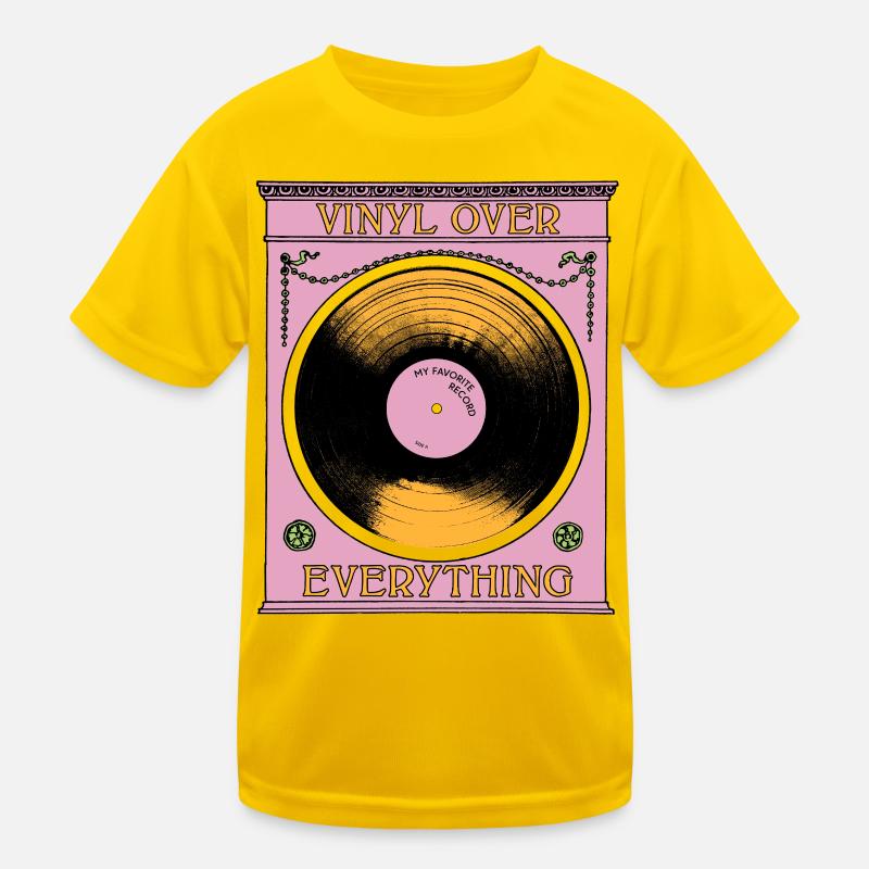 Vinyl Before Everything Kinder Funktions-T-Shirt