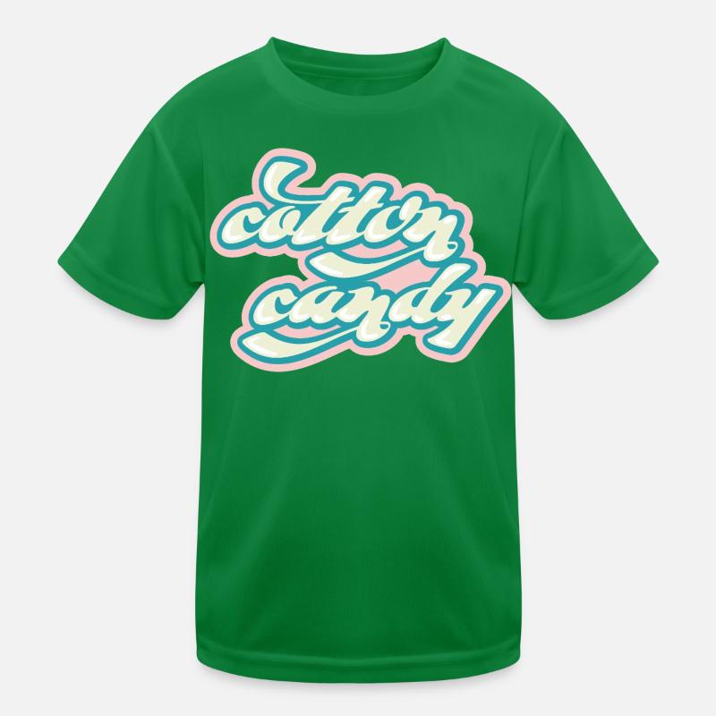 Pastell Cotton Candy Typo Kinder Funktions-T-Shirt
