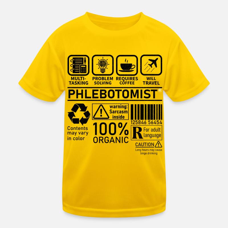 Phlébotomiste multitâche résolution de problèmes T-shirt sport Enfant