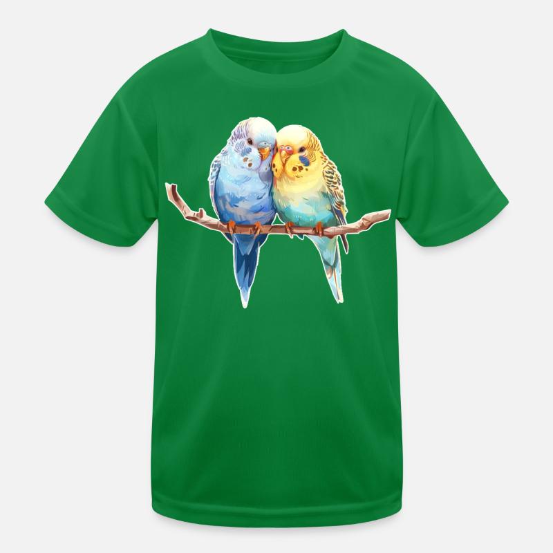 Budgie pair Kids Functional T-Shirt