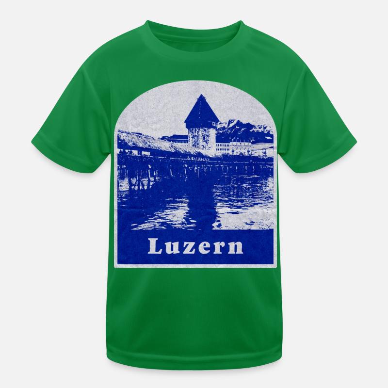 Luzern Schweiz Kinder Funktions-T-Shirt