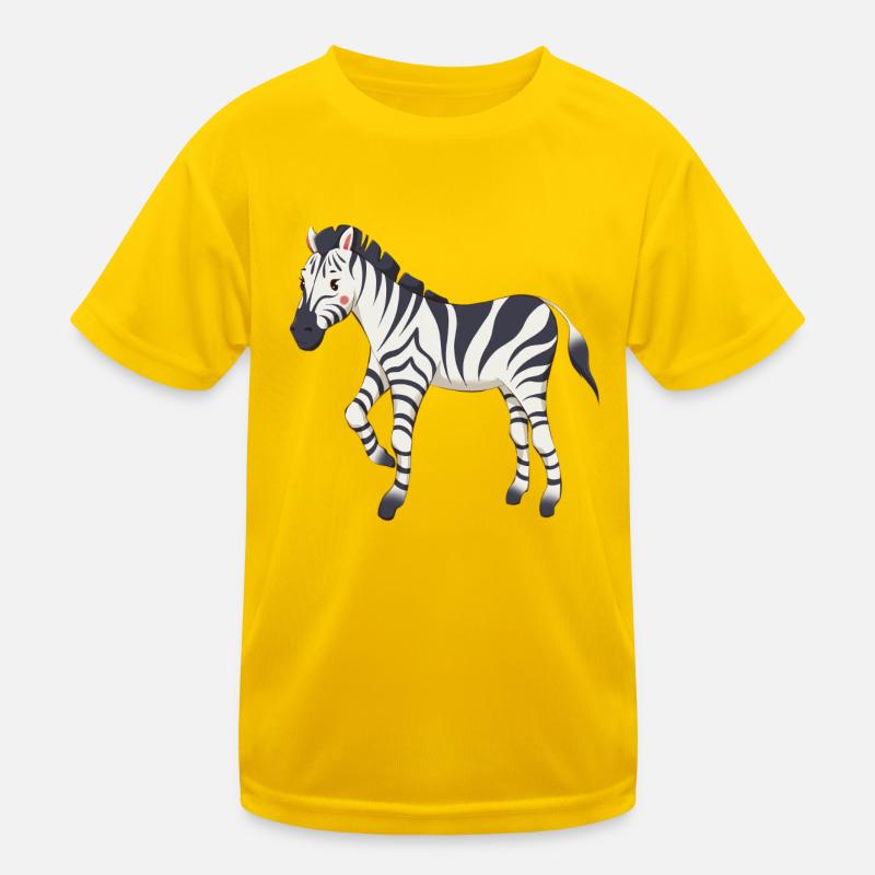 Zebra Kids Functional T-Shirt