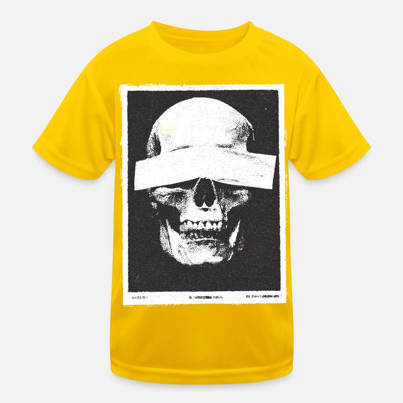 Skull grunge Kinder Funktions-T-Shirt