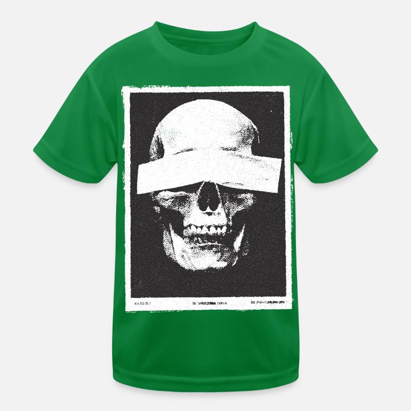 Skull grunge Kinder Funktions-T-Shirt