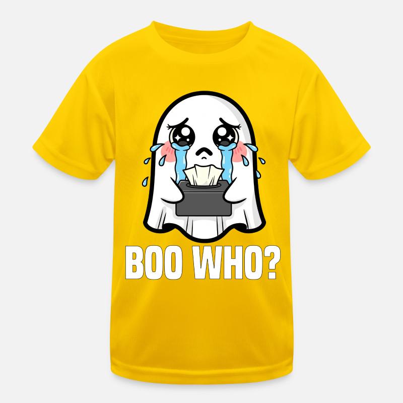WER WIRD AUSGEBUHT? - GHOST HALLOWEEN Kinder Funktions-T-Shirt