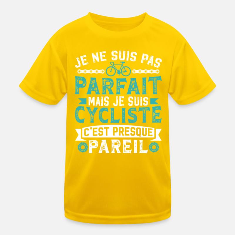 Ich bin Radfahrer, es ist fast dasselbe Kinder Funktions-T-Shirt