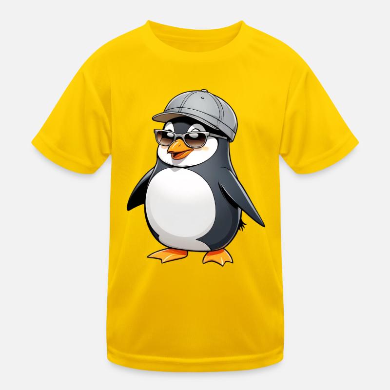 Cool Pingu with style Kids Functional T-Shirt