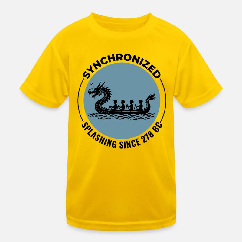 Equipe de Course de Bateaux-Dragon T-shirt sport Enfant