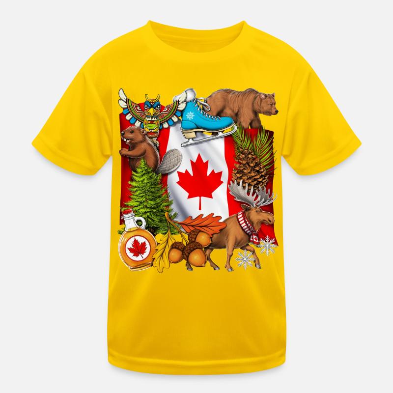 Fierté Canada T-shirt sport Enfant