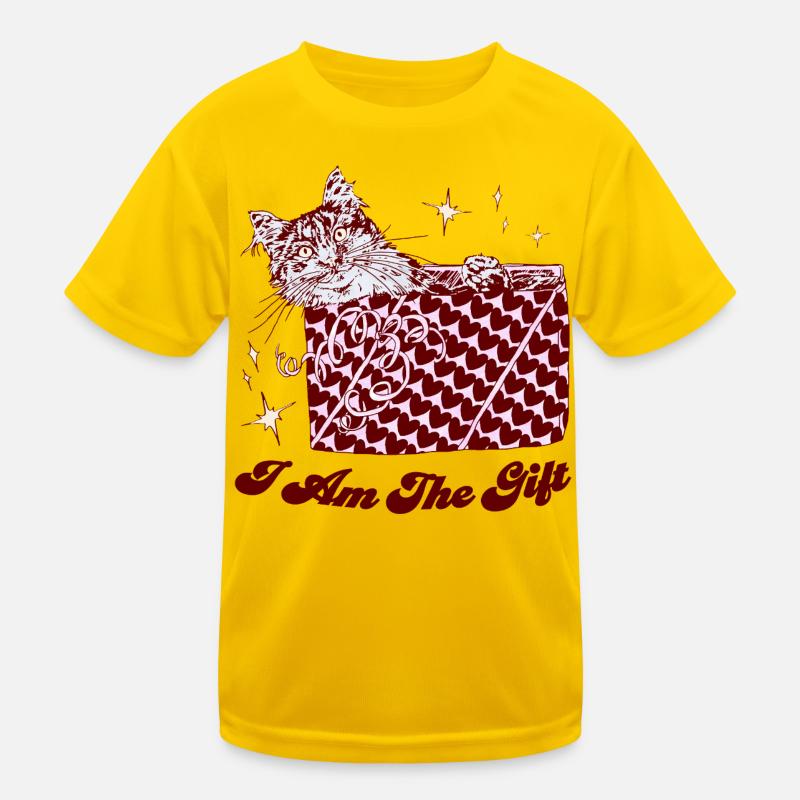 ICH BIN DAS GESCHENK Kinder Funktions-T-Shirt