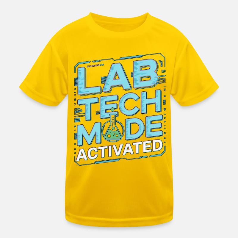 Lab Tech Mode Activated Medical Lab Phlebotomy Kinder Funktions-T-Shirt