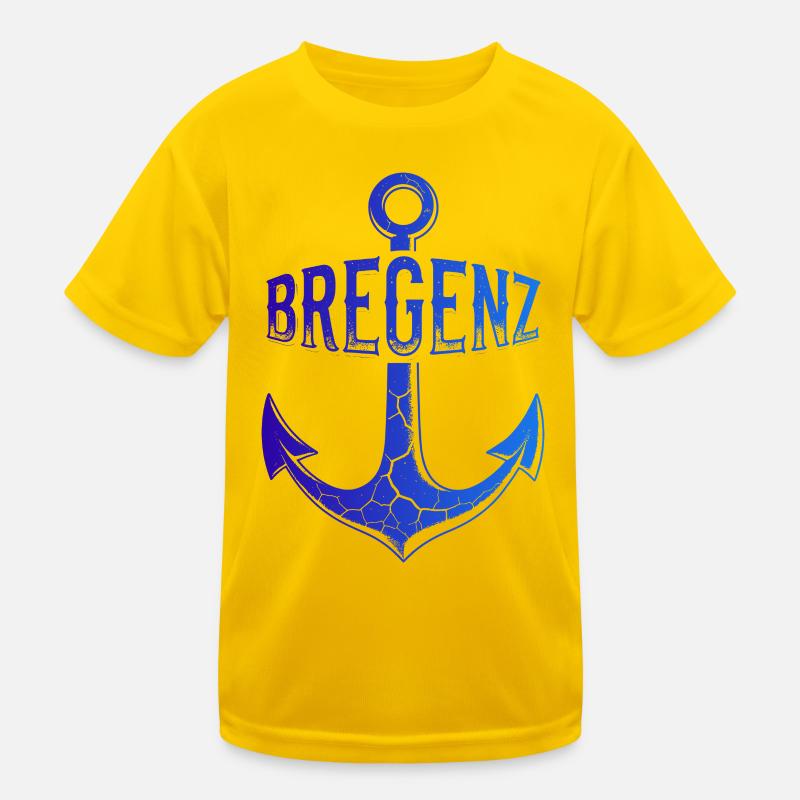Ancre Bregenz, lac de Constance, Autriche T-shirt sport Enfant