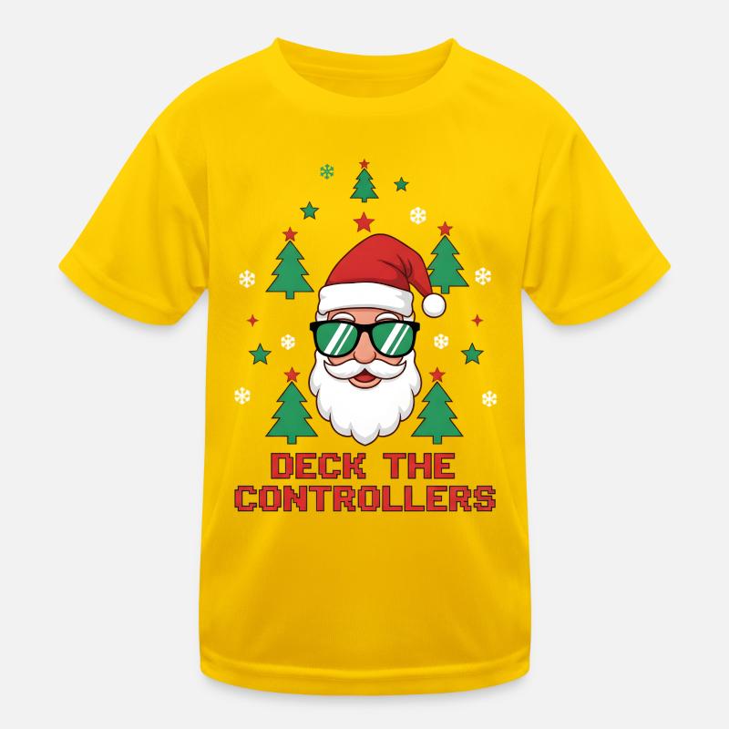 Deck the Controllers Kids Functional T-Shirt