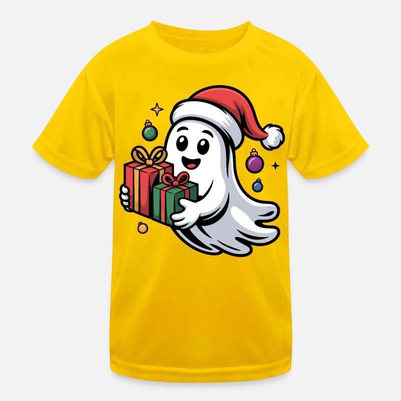 Weihnachtsgeist mit Geschenken T-shirt sport Enfant