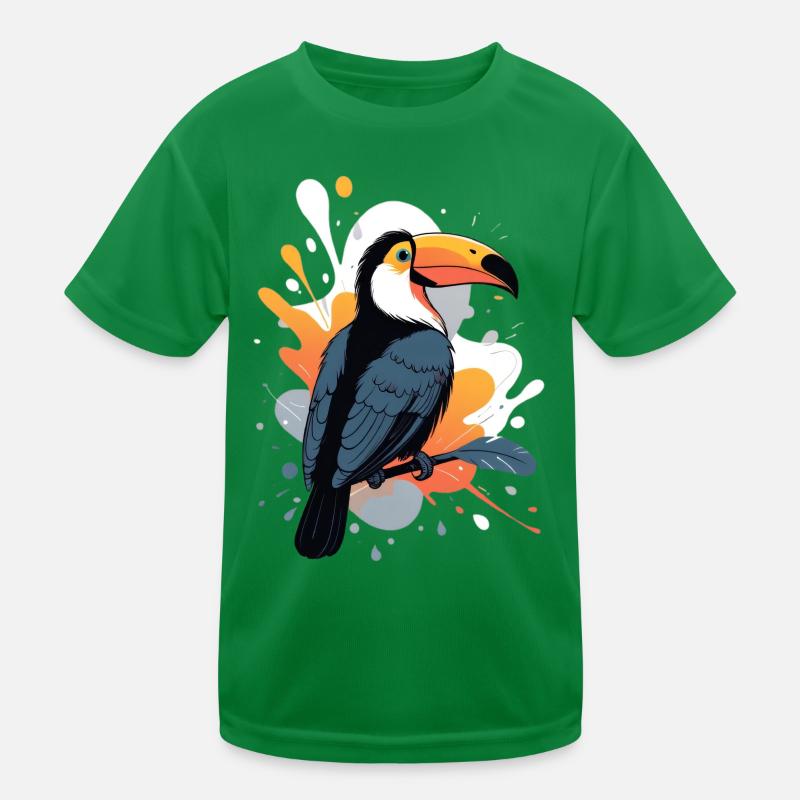 Explosion de couleur du toucan T-shirt sport Enfant